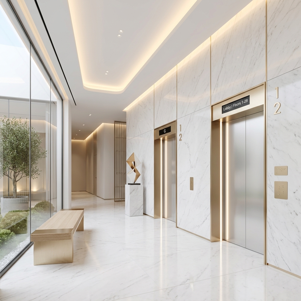 FabTech Luxury Elevator Lobby